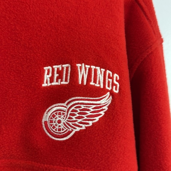 Detroit Red Wings Fleece Quarter Zip Pullover Men’s Size Medium - Picture 3 of 9